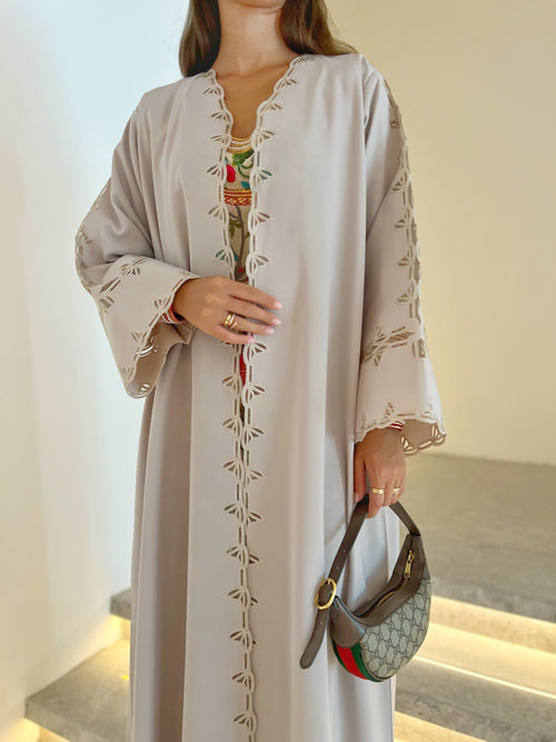 Butterfly Laser Abaya