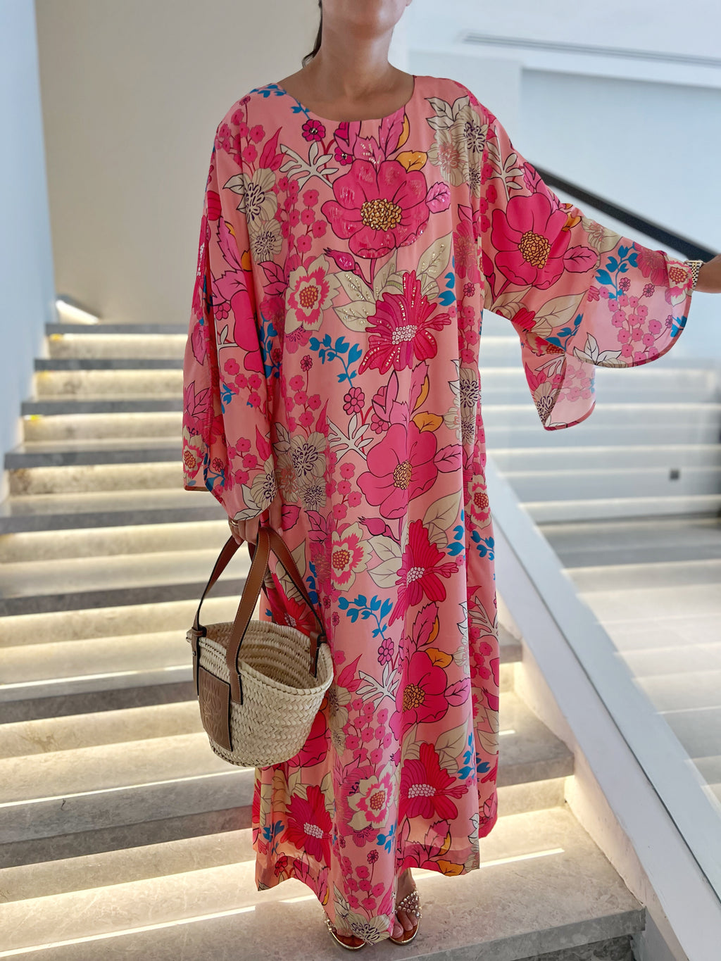 Summer Floral Jalabiya