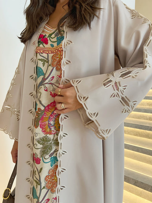 Butterfly Laser Abaya