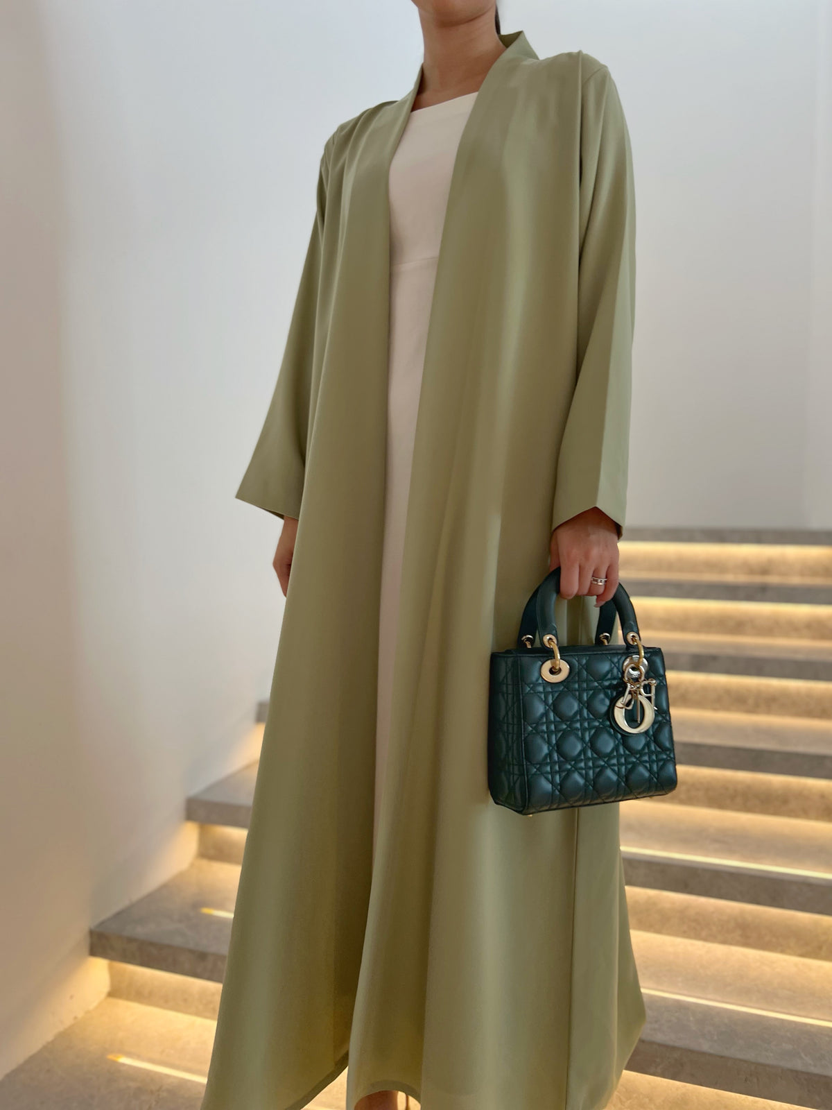 Plain Barbie Korean Abaya with Sheila