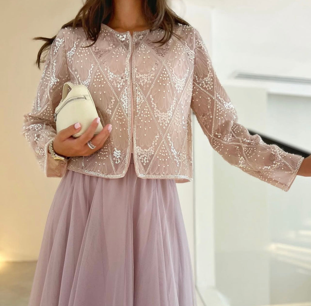 Pink top with skirt